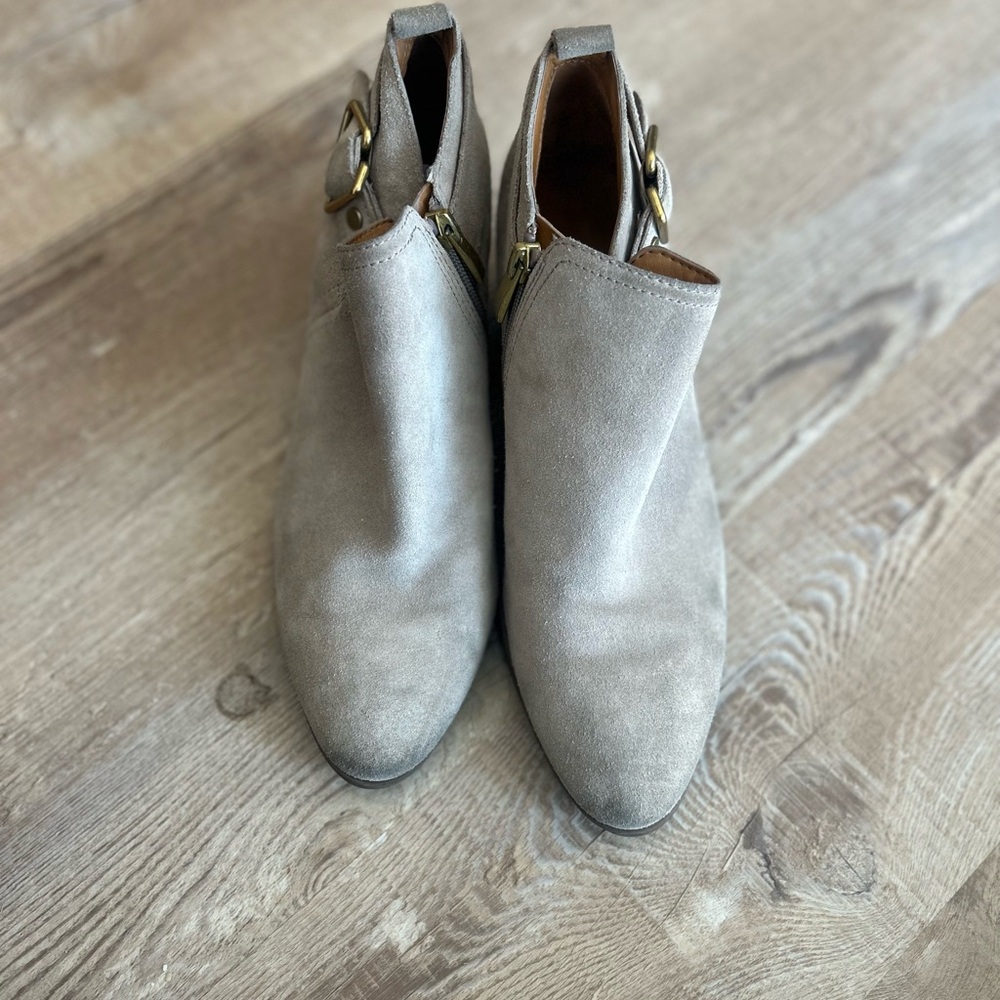Franco Sarto Gray Ankle Boots